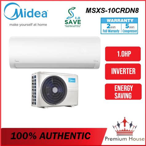 Midea 1 0hp R32 MSXS 10CRDN8 Inverter Xtreme Save Series Wall Mount Air