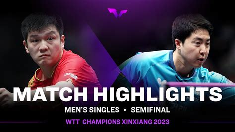 Fan Zhendong Vs Lim Jonghoon MS SF WTT Champions Xinxiang 2023