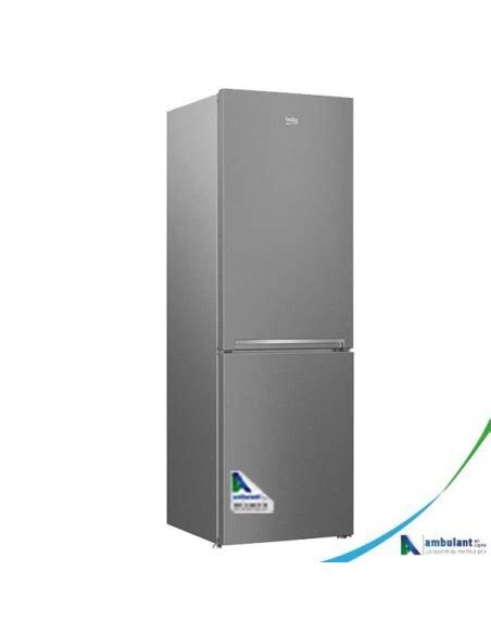 Réfrigérateur BEKO Combiné 3 tiroirs 362 litres no frost RCNA460SX Silver