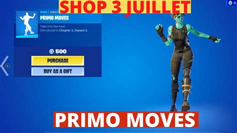 New Primo Moves Fortnite Emote Boutique Juillet Fortnite Battle