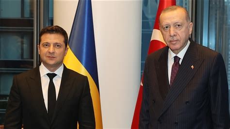 Cumhurbaşkanı Erdoğan ile Ukrayna Devlet Başkanı Zelenskiy görüştü