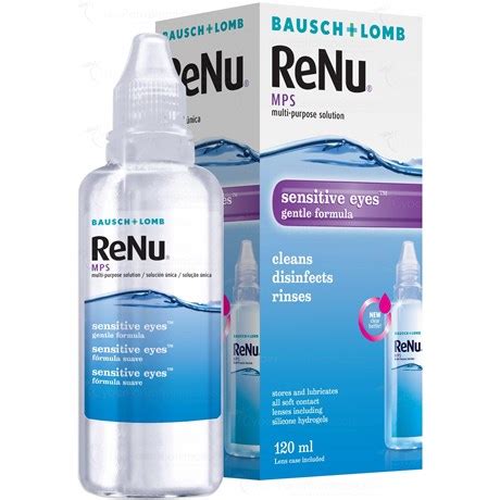 RENU MPS Multi Function Sensitive Eye Solution For Soft Lenses 120 Ml