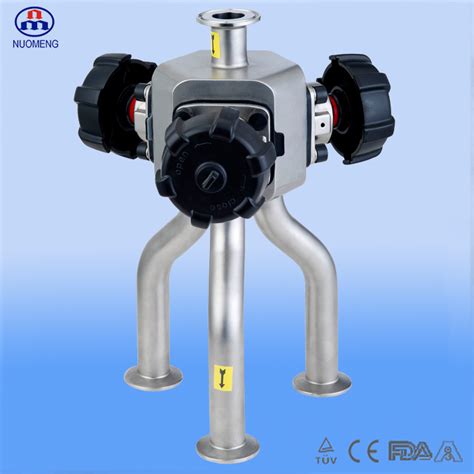 Stainless Steel Multiple Ways Manual Diaphragm Valve China Valve