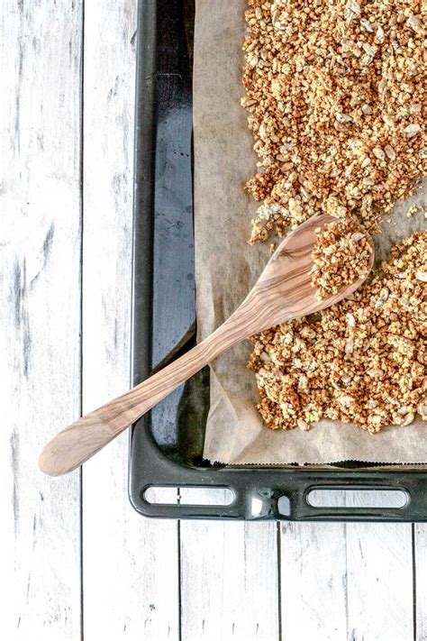 Crunchy Müsli Rezept ohne Zucker zum selber machen