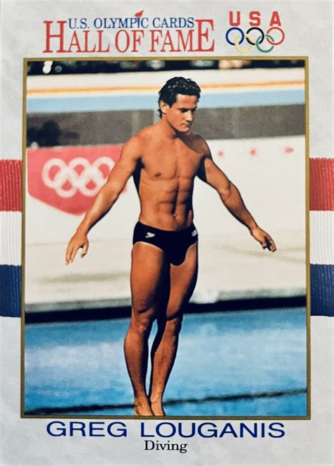 Brand New Vintage Impel Usa Olympics Hall Of Fame Greg Louganis