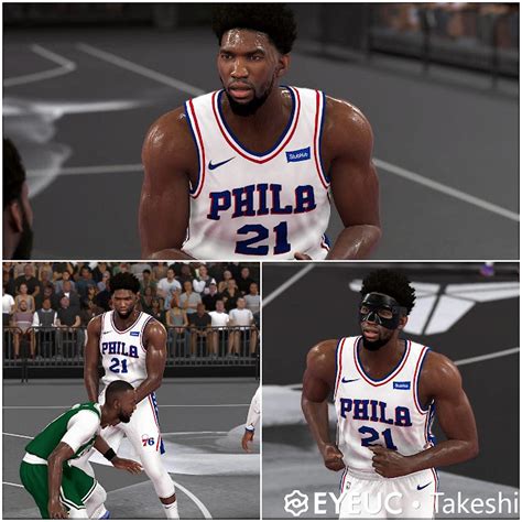 Joel Embiid Cyberface And Body Model Dual Versions By Takeshi For K