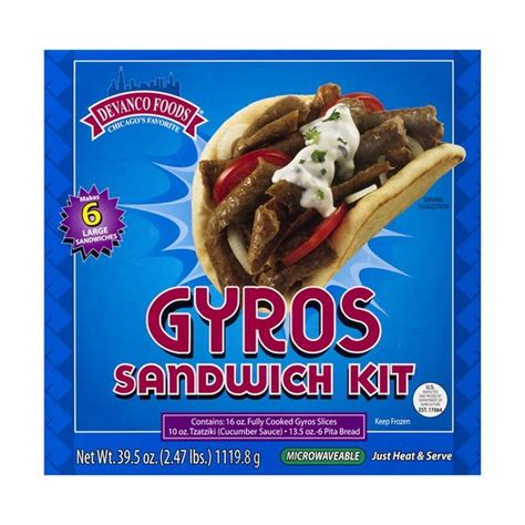 Devanco Foods Gyros Sandwich Kit