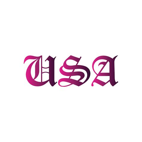 usa letter logo design usa vector logo usa  shape usa template