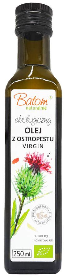 Olej Z Ostropestu Plamistego Virgin Bio Ekologiczny Ml Batom