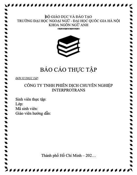 Báo cáo thực tập viết như thế nào để đạt điểm tốt kèm mẫu