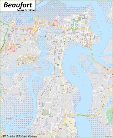 Beaufort Map South Carolina Us Discover Beaufort With Detailed Maps