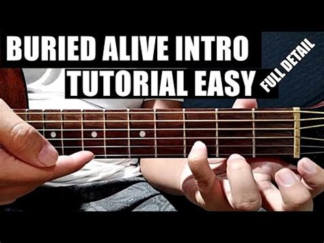 Buried Alive Intro Tutorial A7x Acoustic Easy Buried Alive Tutorial