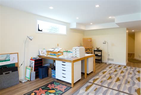 full basement renovation modern basement toronto  van esch