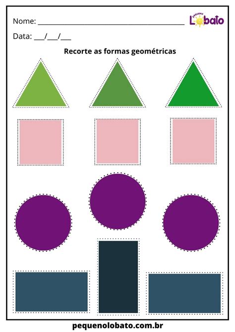 Atividades Com Formas Geométricas Para Imprimir