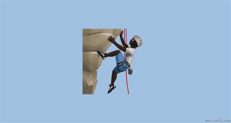 🧗🏿 Person Climbing Dark Skin Tone Emoji High Definition Big Picture