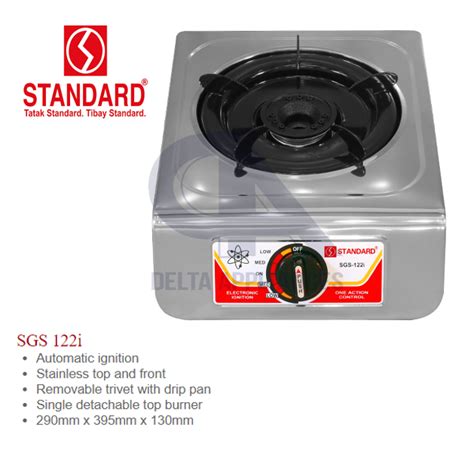 Standard SGS 122i Gas Stove Single Burner Lazada PH