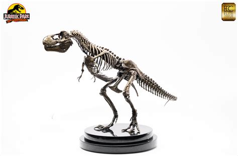 T Rex Skeleton Bronze Jurassic Park Fantasy Movie Time To Collect