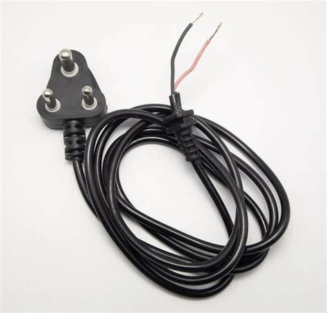 PVC Power Cord With Moulded 3 Pin 6a Plug For Electric Appliance At Rs