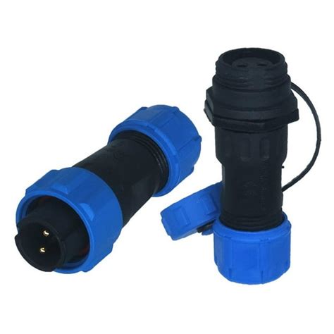 2pin Waterproof Aviation Cable Connector Plug Socketbulkhead Connector
