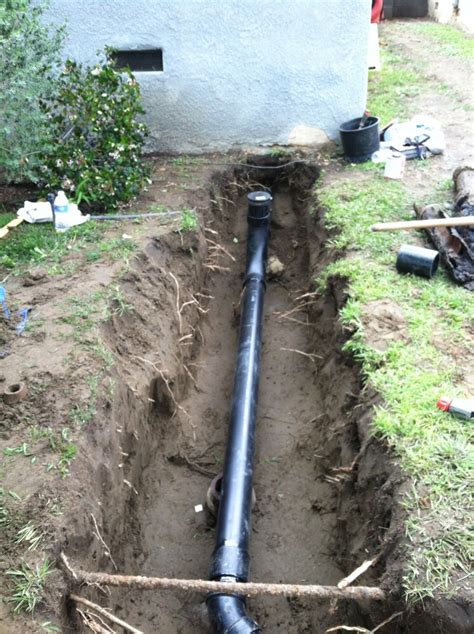 Before And After Main Sewer Line Replacement Macias Plumbing