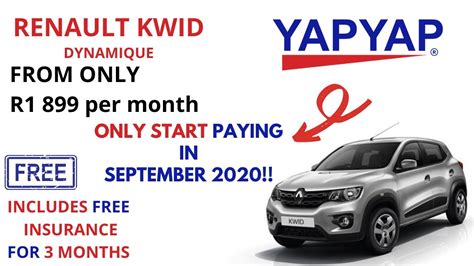 2020 Renault Kwid From R1 899 Per Month Youtube