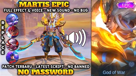 New Script Skin Martis Epic No Password Fix Bug Full Effect