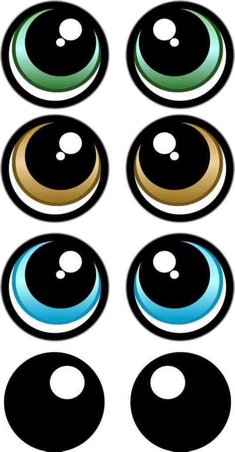 Pin By Calu Ok On LOL Sticker Template Eye Stickers Doll Eyes