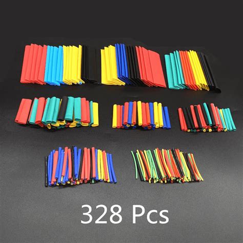 Pcs Heat Shrink Tubing Kit Size Sleeving Wrap Wire Car Electrical