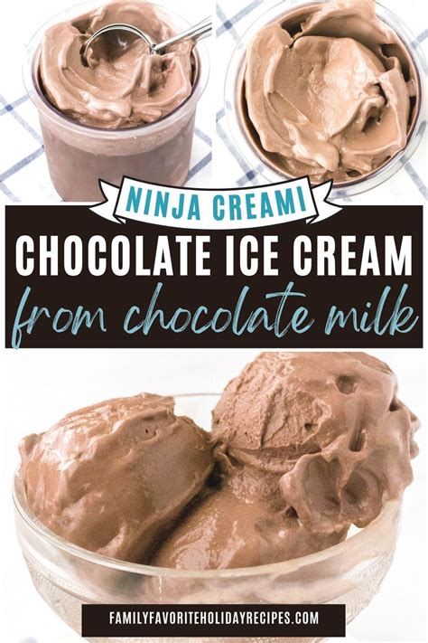 Ninja Creami Chocolate Ice Cream From Chocolate Milk Verywell Kitchen