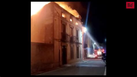 Un Incendio Arrasa Una Vivienda En El Centro De Fuenterrebollo Segovia