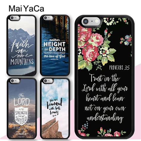 MaiYaCa Bible Verse Jesus Christ Christian Soft Rubber Phone Cases For