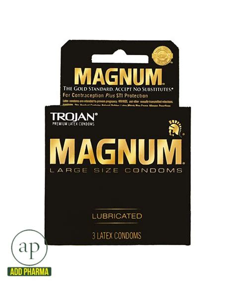 Trojan Magnum Large Size 3 Condoms Addpharma Pharmacy In Ghana