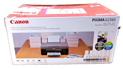 Canon Pixma Megatank G All In One Inkjet Printer Open Box Ebay