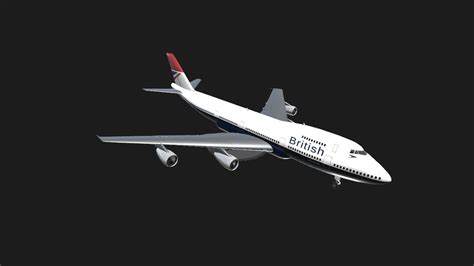 Simpleplanes Boeing 747 236b British Airways Low Part