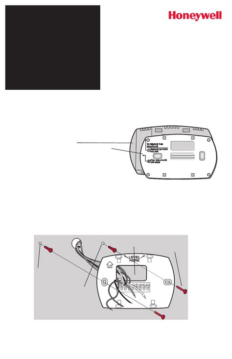 Honeywell 5000 Thermostat User Manual