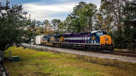 Csx Atlantic Coast Line Heritage Unit Leads Csx I Through