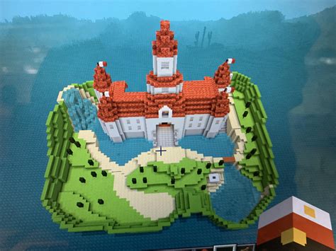 Super Mario Princess Peach Castle Minecraft Disney Minecraft The Best