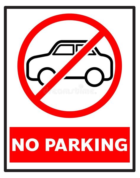 No Parking Car Symbol Stock Illustrations 2 735 No Parking Car Symbol