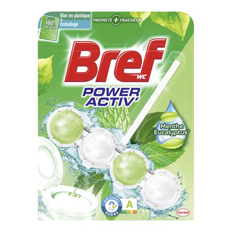 Bref Wc Power Activ Menthe Eucalyptus