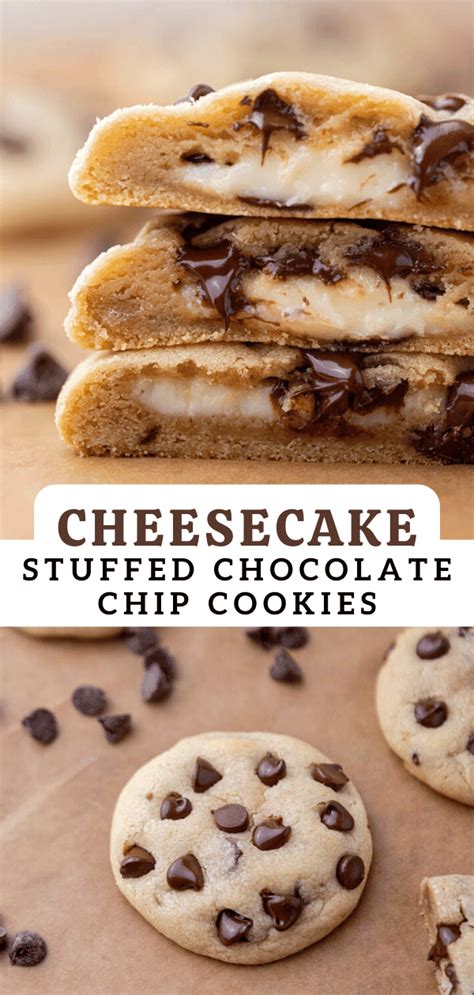 Cheesecake Stuffed Chocolate Chip Cookies Lifestyle Of A Foodie