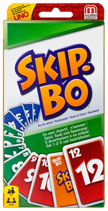 Gra Karciana Skip Bo Mattel GRY KARCIANE Zabawki Dla Dzieci