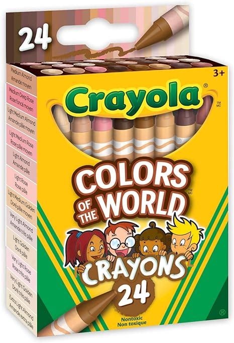 Crayola Colors Of The World L Pices De Colores De Piel Unidades