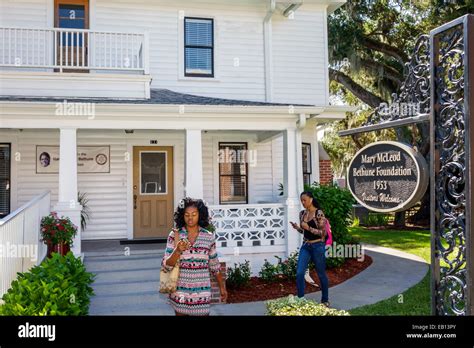 Daytona Beach Florida Bethune Cookman University Campus Black Student