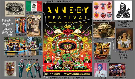 Laffiche 2023 Du Festival Dannecy Une Ode à Lanimation Mexicaine