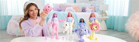 Amazon Barbie Cutie Reveal Doll With Blonde Hair Lion Plush Costume 10 Suprises Include