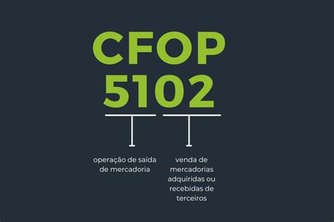 CFOP 5102 o que é e quando usar