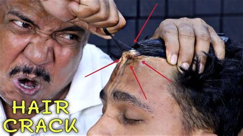 Unlimited Hair Cracking By Asim Barber Head Massage And Hair Scratching