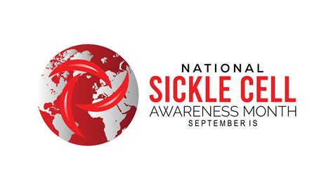 National Sickle Cell Awareness Month Is Observed Every Year On September Holiday Concept