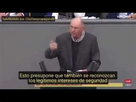 EL IMPRESIONANTE E HISTÓRICO DISCURSO DE UN DIPUTADO ALEMÁN QUE DEFINE