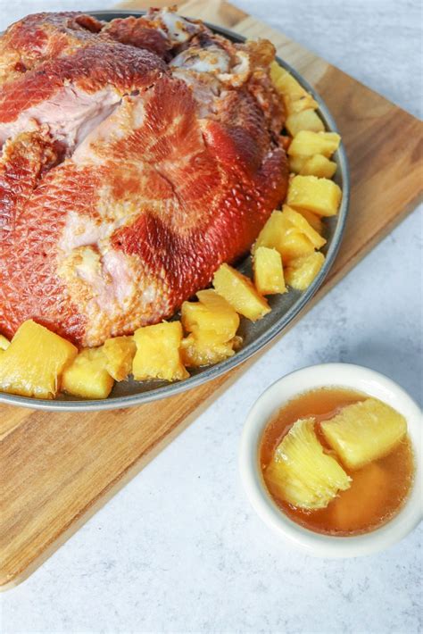 Easy Pineapple Slow Cooker Ham • Passport Flavor